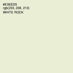 #E9EED5 - White Rock Color Image