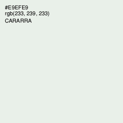 #E9EFE9 - Cararra Color Image