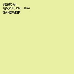 #E9F0A4 - Sandwisp Color Image