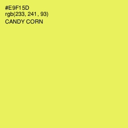 #E9F15D - Candy Corn Color Image
