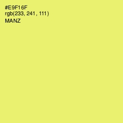 #E9F16F - Manz Color Image