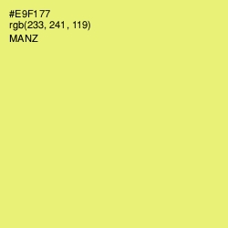 #E9F177 - Manz Color Image