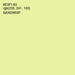 #E9F1A3 - Sandwisp Color Image