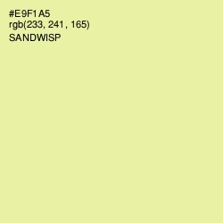 #E9F1A5 - Sandwisp Color Image
