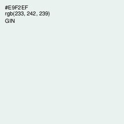 #E9F2EF - Gin Color Image