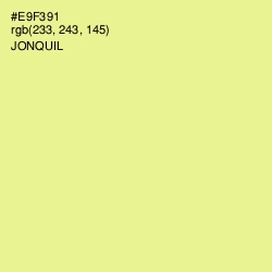 #E9F391 - Jonquil Color Image