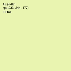 #E9F4B1 - Tidal Color Image