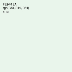 #E9F4EA - Gin Color Image