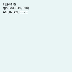 #E9F4F5 - Aqua Squeeze Color Image