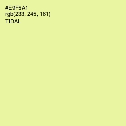 #E9F5A1 - Tidal Color Image