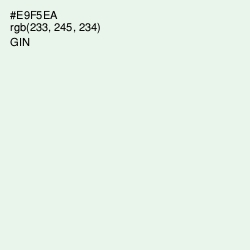 #E9F5EA - Gin Color Image