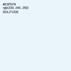 #E9F5FA - Solitude Color Image