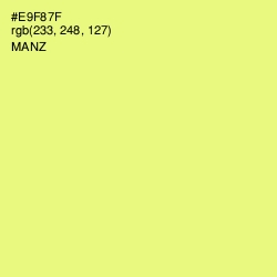 #E9F87F - Manz Color Image