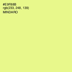 #E9F88B - Mindaro Color Image