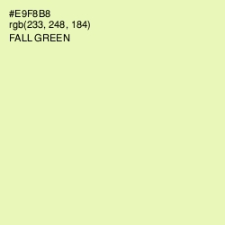 #E9F8B8 - Fall Green Color Image