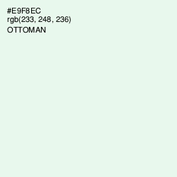 #E9F8EC - Ottoman Color Image