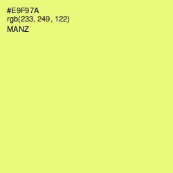 #E9F97A - Manz Color Image