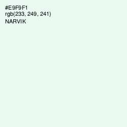 #E9F9F1 - Narvik Color Image