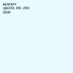 #E9FAFF - Dew Color Image