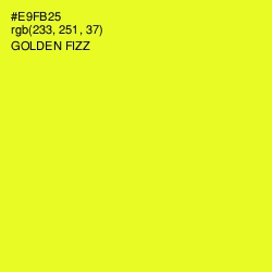 #E9FB25 - Golden Fizz Color Image