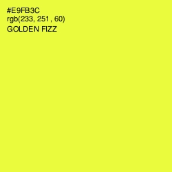 #E9FB3C - Golden Fizz Color Image
