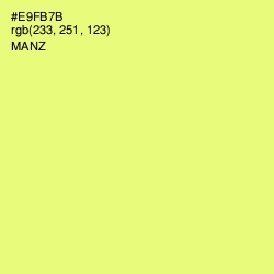 #E9FB7B - Manz Color Image
