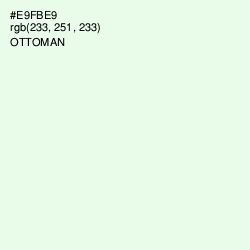 #E9FBE9 - Ottoman Color Image