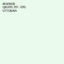 #E9FBEB - Ottoman Color Image