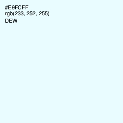 #E9FCFF - Dew Color Image