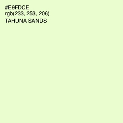 #E9FDCE - Tahuna Sands Color Image