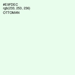 #E9FDEC - Ottoman Color Image