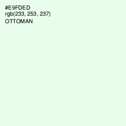 #E9FDED - Ottoman Color Image