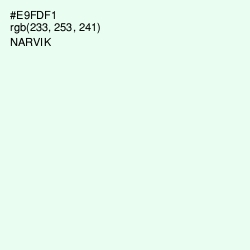 #E9FDF1 - Narvik Color Image