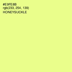 #E9FE8B - Honeysuckle Color Image