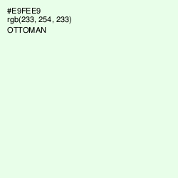 #E9FEE9 - Ottoman Color Image