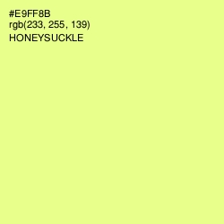 #E9FF8B - Honeysuckle Color Image