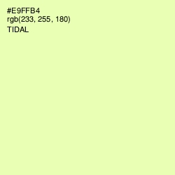 #E9FFB4 - Tidal Color Image