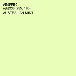 #E9FFB9 - Australian Mint Color Image