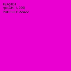 #EA01D1 - Purple Pizzazz Color Image