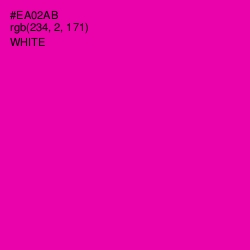 #EA02AB - Hollywood Cerise Color Image