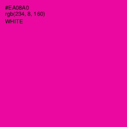 #EA08A0 - Hollywood Cerise Color Image