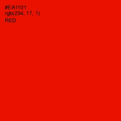 #EA1101 - Red Color Image