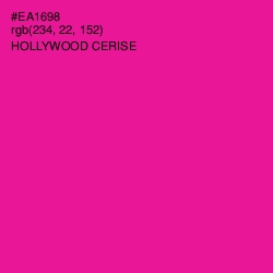 #EA1698 - Hollywood Cerise Color Image