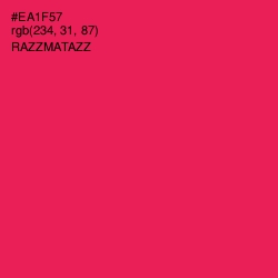 #EA1F57 - Razzmatazz Color Image