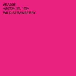 #EA2081 - Wild Strawberry Color Image