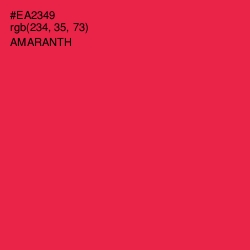 #EA2349 - Amaranth Color Image