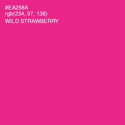 #EA258A - Wild Strawberry Color Image