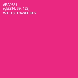 #EA2781 - Wild Strawberry Color Image