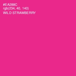 #EA288C - Wild Strawberry Color Image