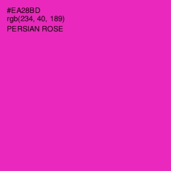 #EA28BD - Persian Rose Color Image